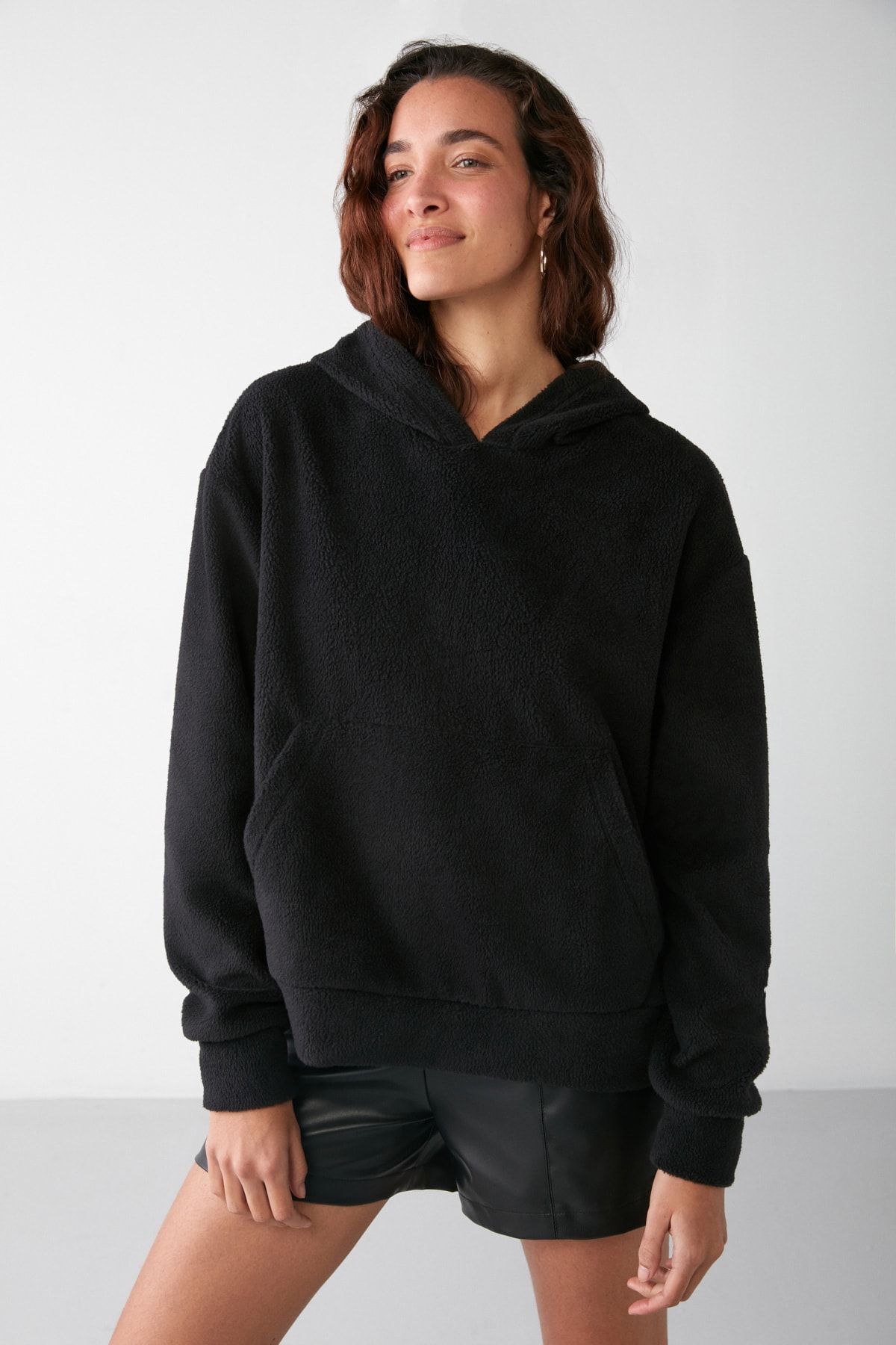 GRIMELANGE Sweatshirt Schwarz Oversized
