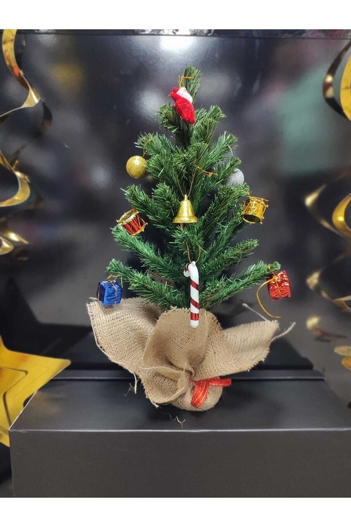 DÜVENCİ TİCARET 40 Cm Masa Üstü Çam Ağacı Süslü