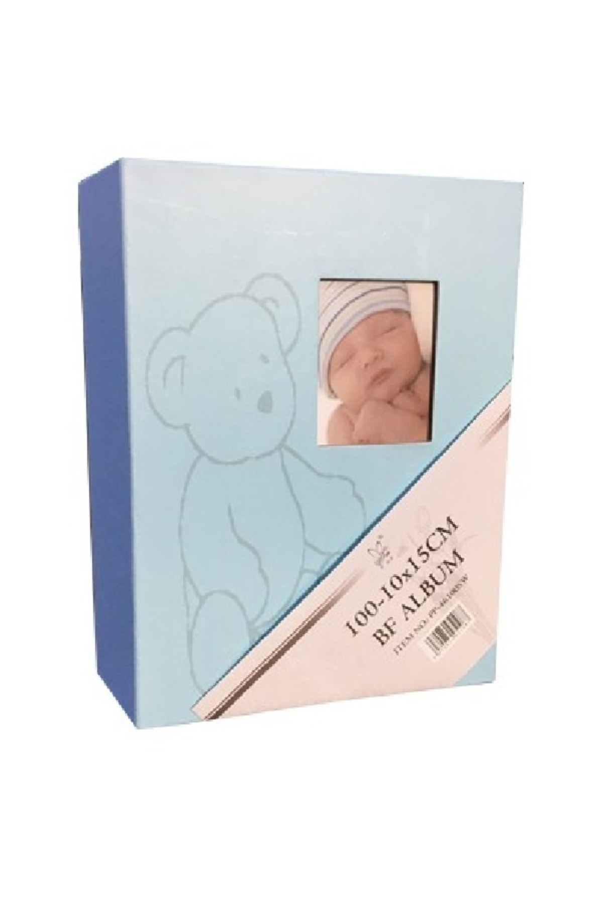 Vural Foto Baskı 100lü Bebek Albümü Mavi Erkek 10x15cm fotoğrafı 3 (önizleme)