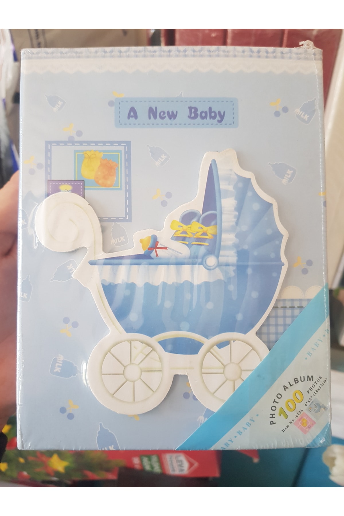 Vural Foto Baskı 100lü Bebek Albümü Mavi Erkek 10x15cm fotoğrafı 6 (önizleme)