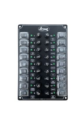 Sealüx Dikey Switch Panel Izoleli 18 Lı 148x230 Mm KRMNKRMN000002699