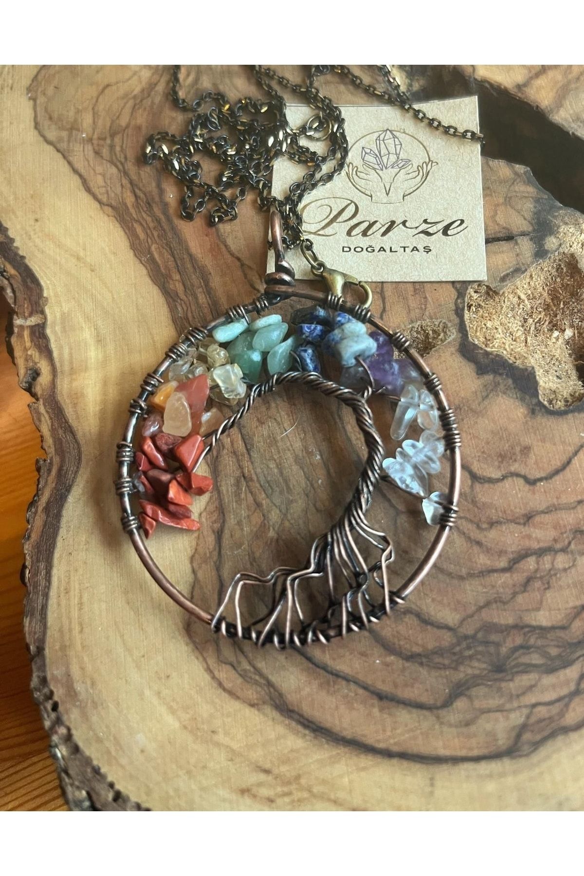 Tree of life chakra necklace hotsell