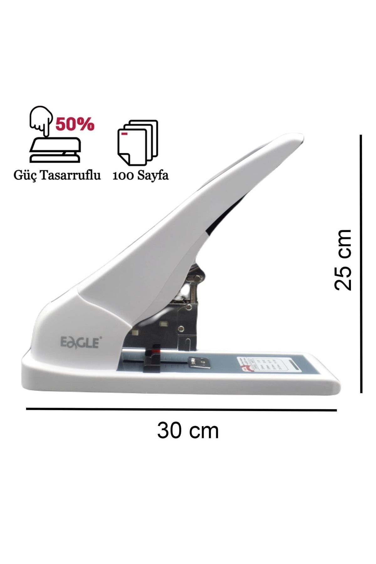 Eagle-Power Saving Professional Arm Stapler 100 Sheets Diker Tyfst843 2