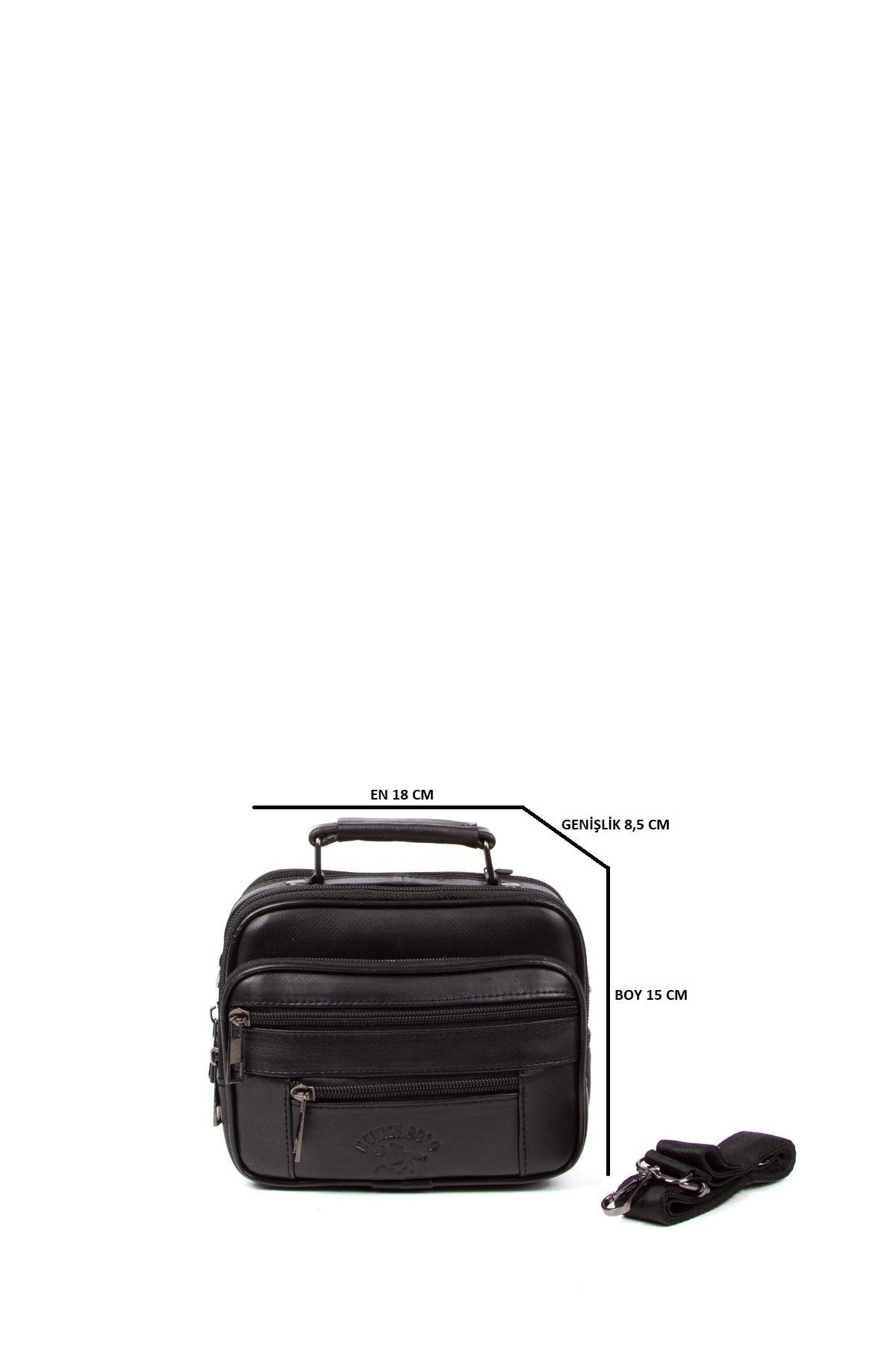 Men's small store leather handbags