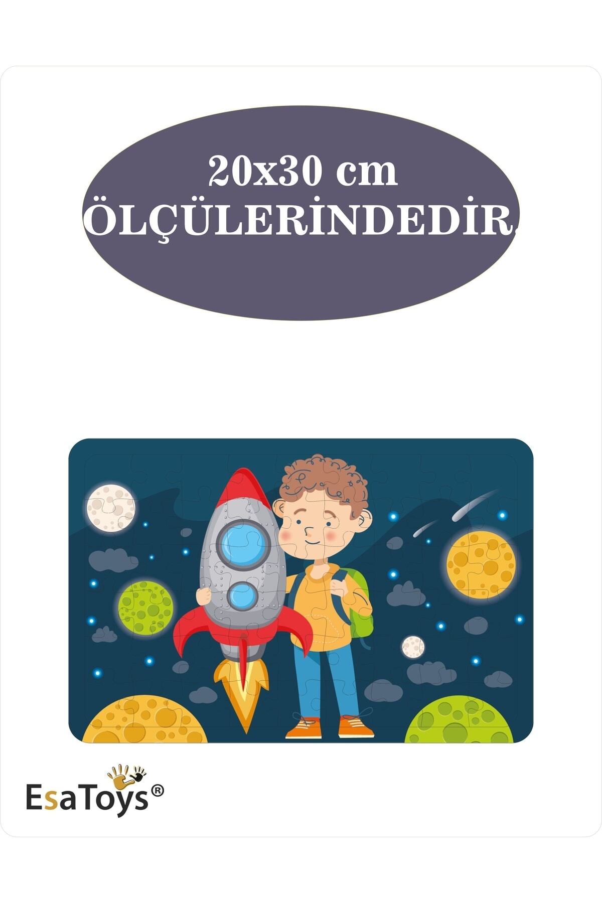 esatoys Ahşap 54 Parça Çocuk Puzzle fotoğrafı 3 (önizleme)