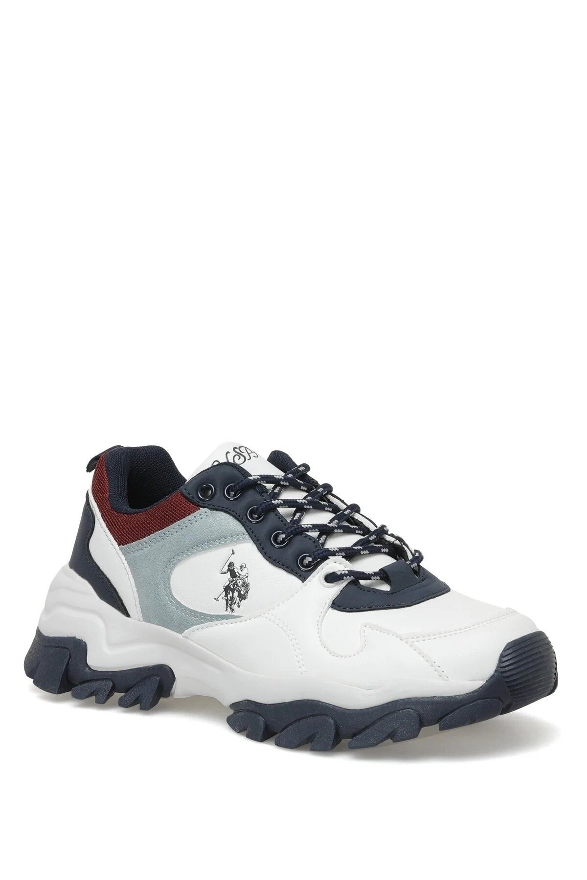 کفش‌های اسپرت کتانی یونی‌سکس سفید روزانه U.S. Polo Assn.