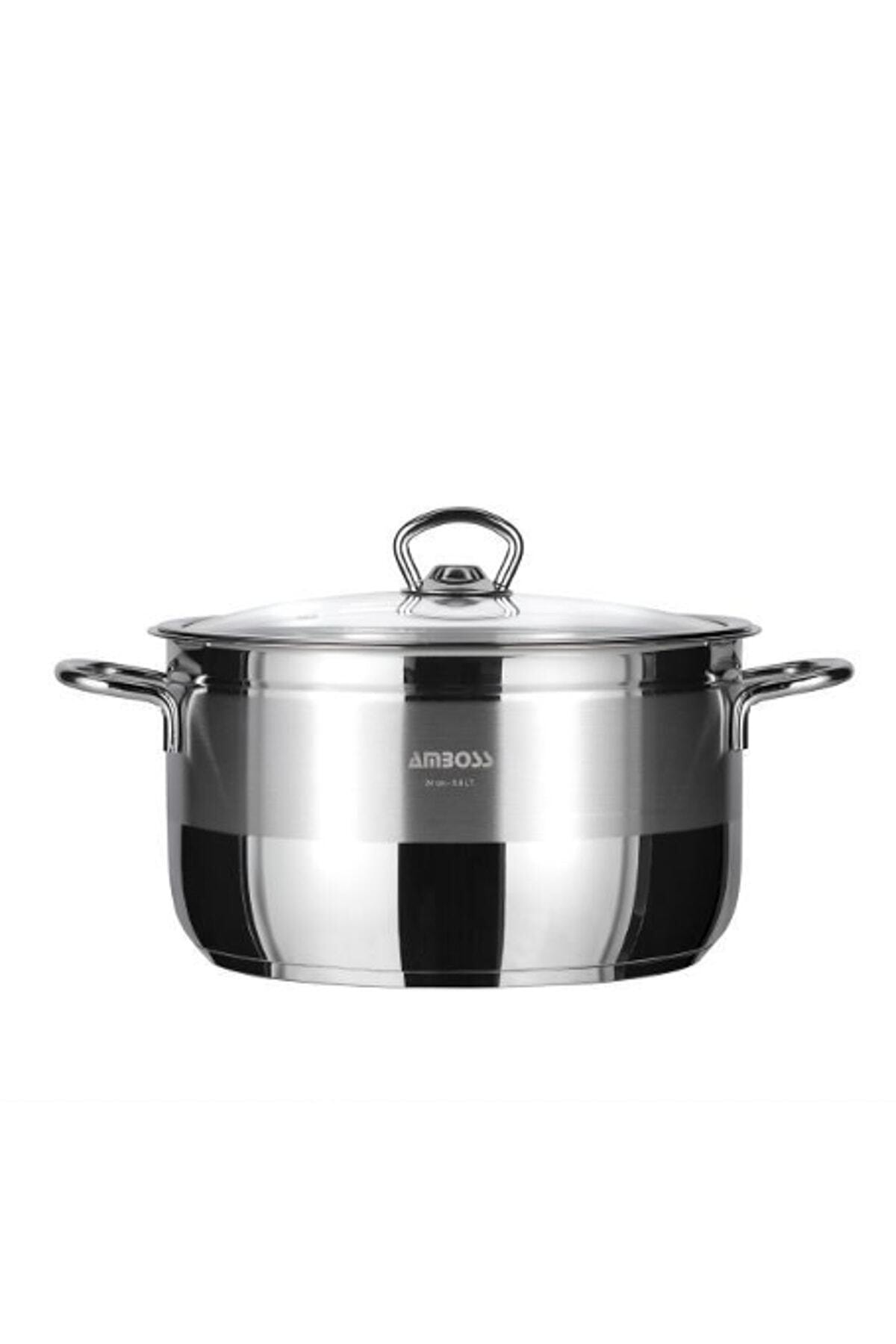 Ambos Saphire 14 cm Deep Pot - Glass Lid