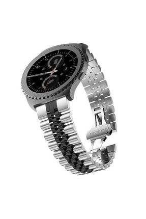 Huawei Watch Gt 3 42mm Uyumlu Krd-36 Parlak Metal Kordon Akıllı Saat Kordonu 2F117S1
