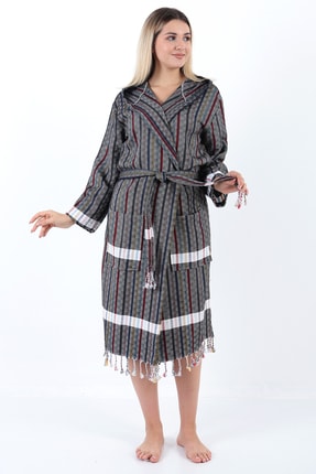 Buldan Concept Sunaz Peştemal Bornoz Siyah