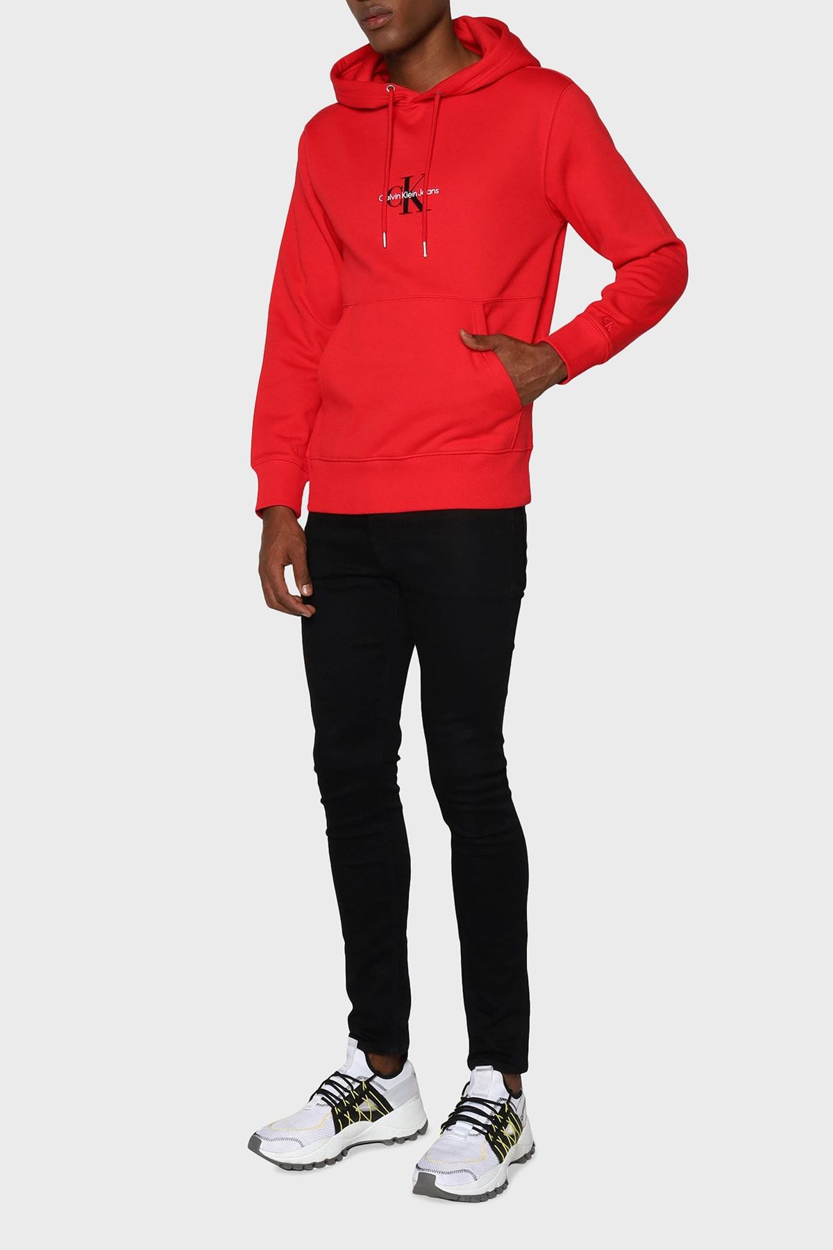 Calvin klein deals sweatshirt red