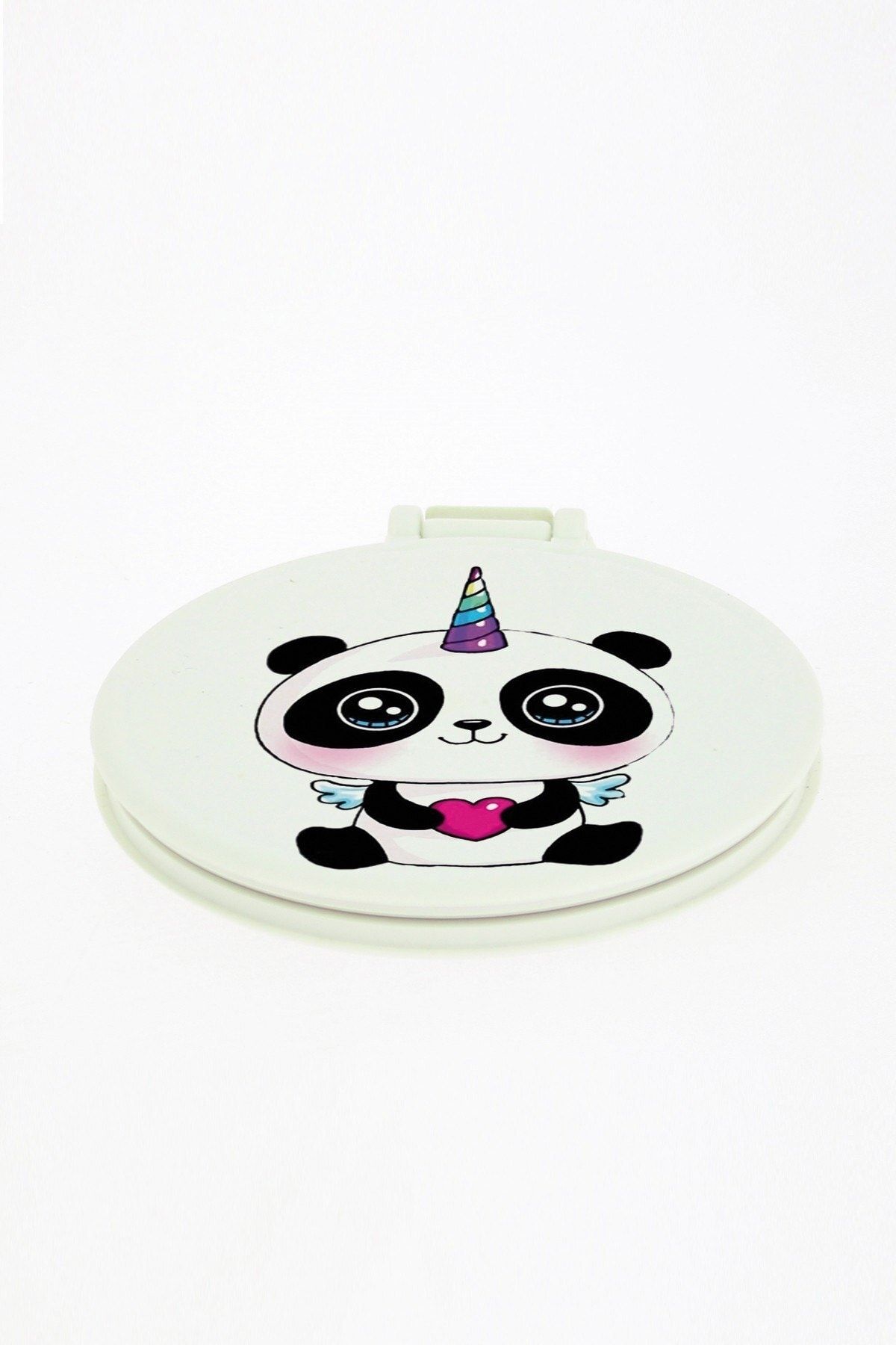 WuW-Unicorn Panda Patterned Small Makeup Mirror in a Bag 1