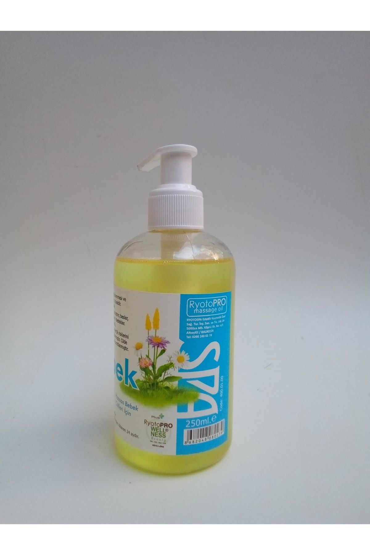 RyotoPRO Bebek Yağı %100 Doğal 250 Ml. / RyotoPRO Baby Oil 100% Natural 250 Ml.