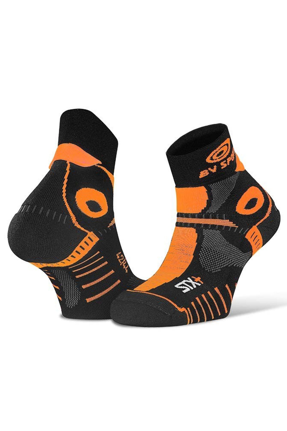 Pink Trend Bv Sports Trail Sock Stx+ Evo Siyah-turuncu Özel Üretim Üstün Performans Dağcı Çorabı