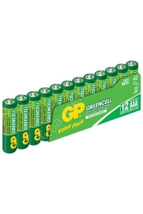 Gp Gp24-12 Greencell Ince Aaa 12li Çinko Karbon Pil dop7807705igo