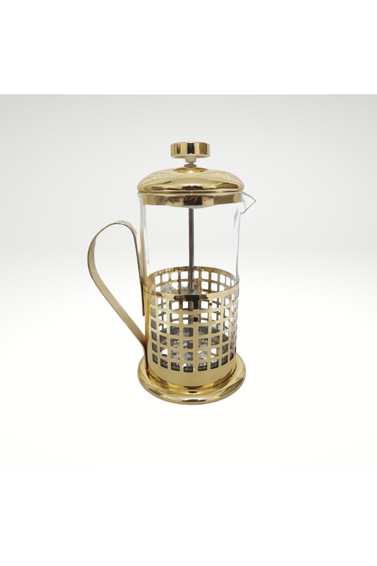 Cosenza Paslanmaz Çelik Altın Renk Cam Hazne French Press 600 Ml Fiyatı