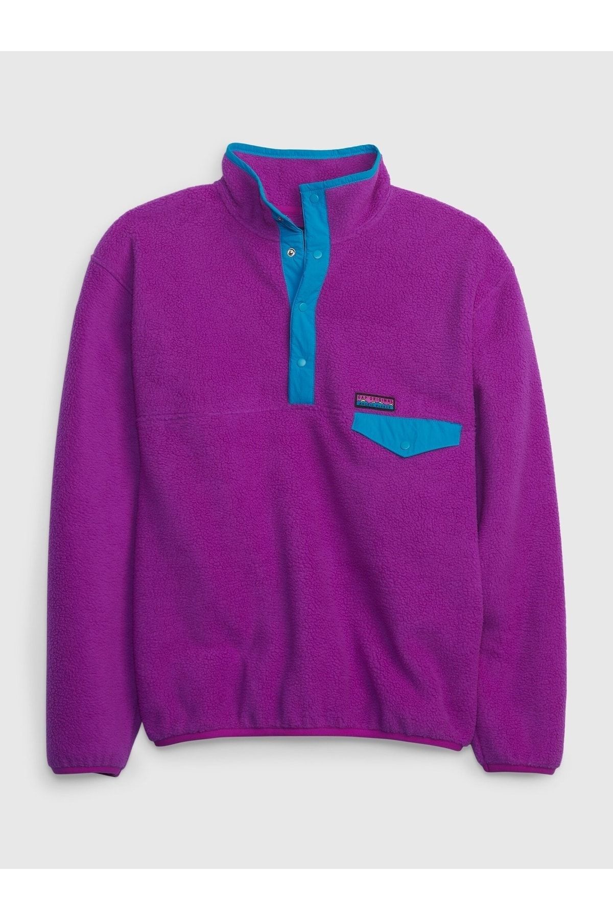 GAP Erkek Yeşil Arctic Mockneck Polar Sweatshirt VB7717