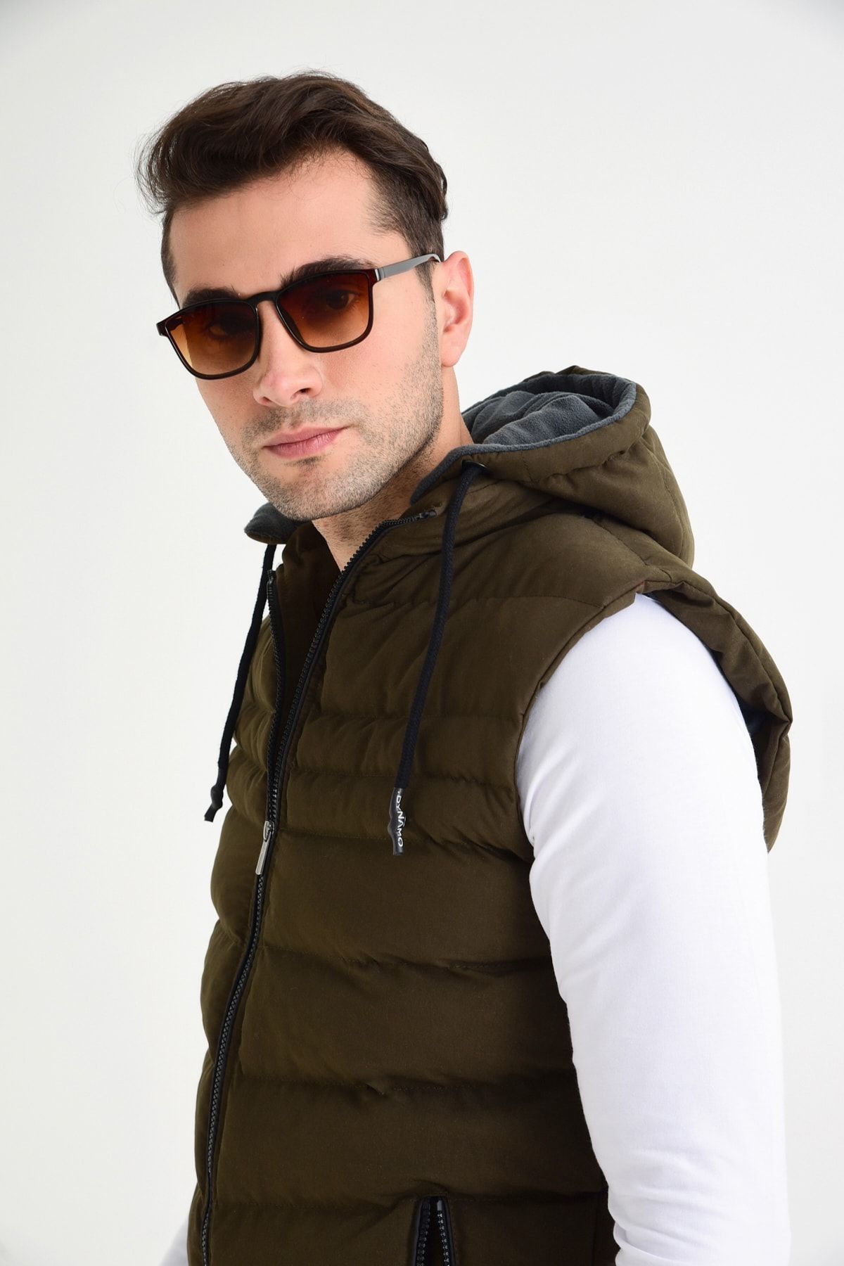 Fleece lined puffer sales vest