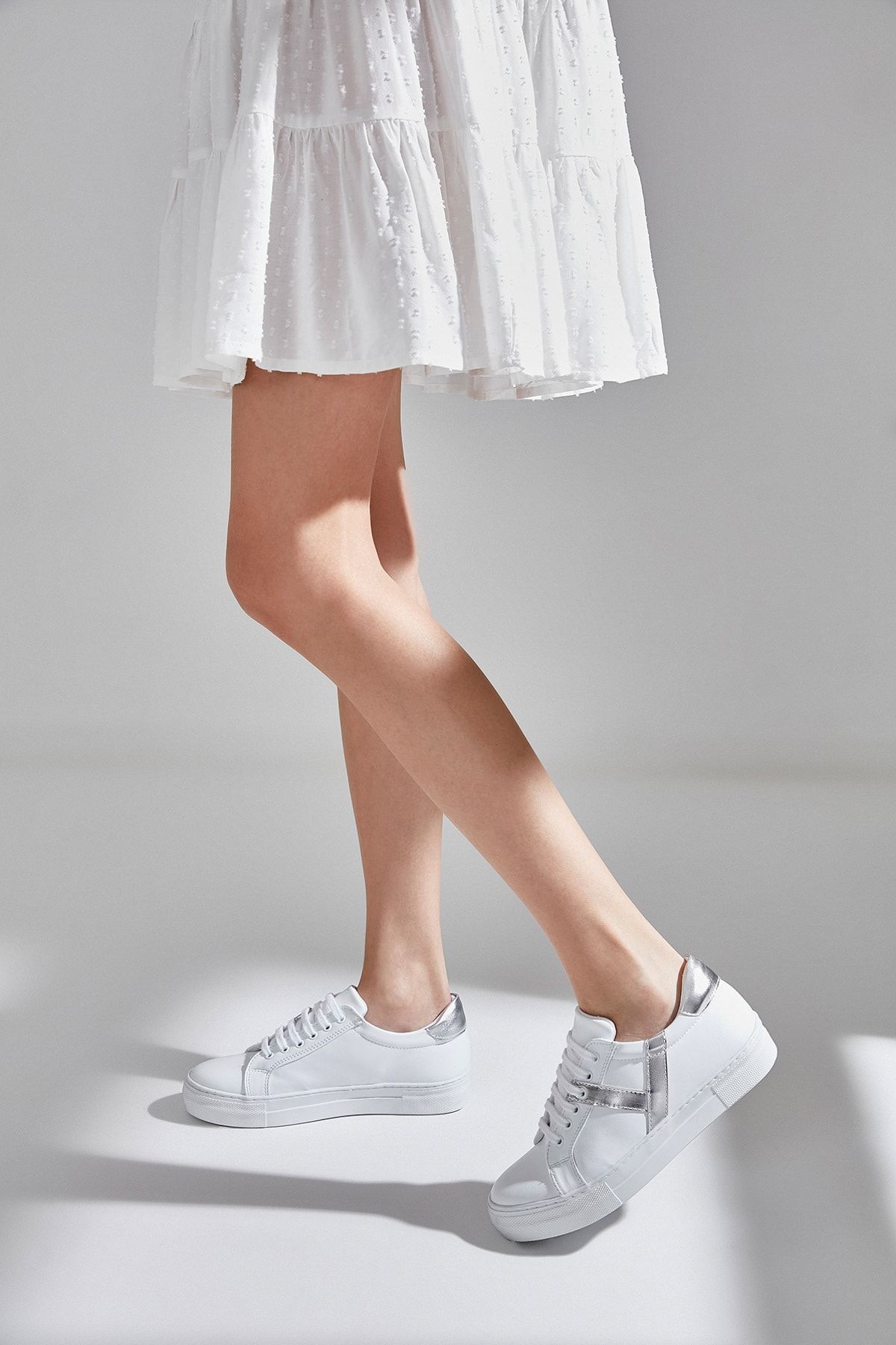 yaya by hotic beyaz kadin sneaker