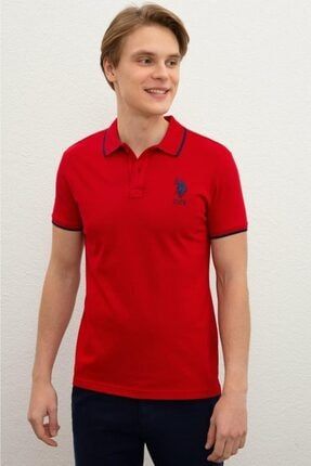 U.s Polo Assn. Erkek Polo Yaka T Shirt Kırmızı 954043