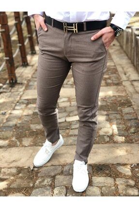 Deepsea Erkek Fume Italyan Kesim Pantolon 5826 Trendyol