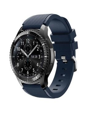 Samsung Watch Gear S3 Classic 46mm Sport Kordon Silikon Lacivert WtcN50