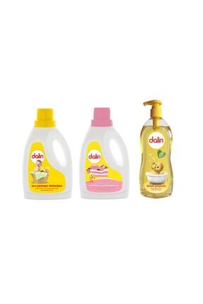 Dalin Sabun Bazli Sivi Deterjan 1500 Ml Dus Bahcesi Yumusatici 1500 Ml Bebek Sampuan 900 Ml Trendyol