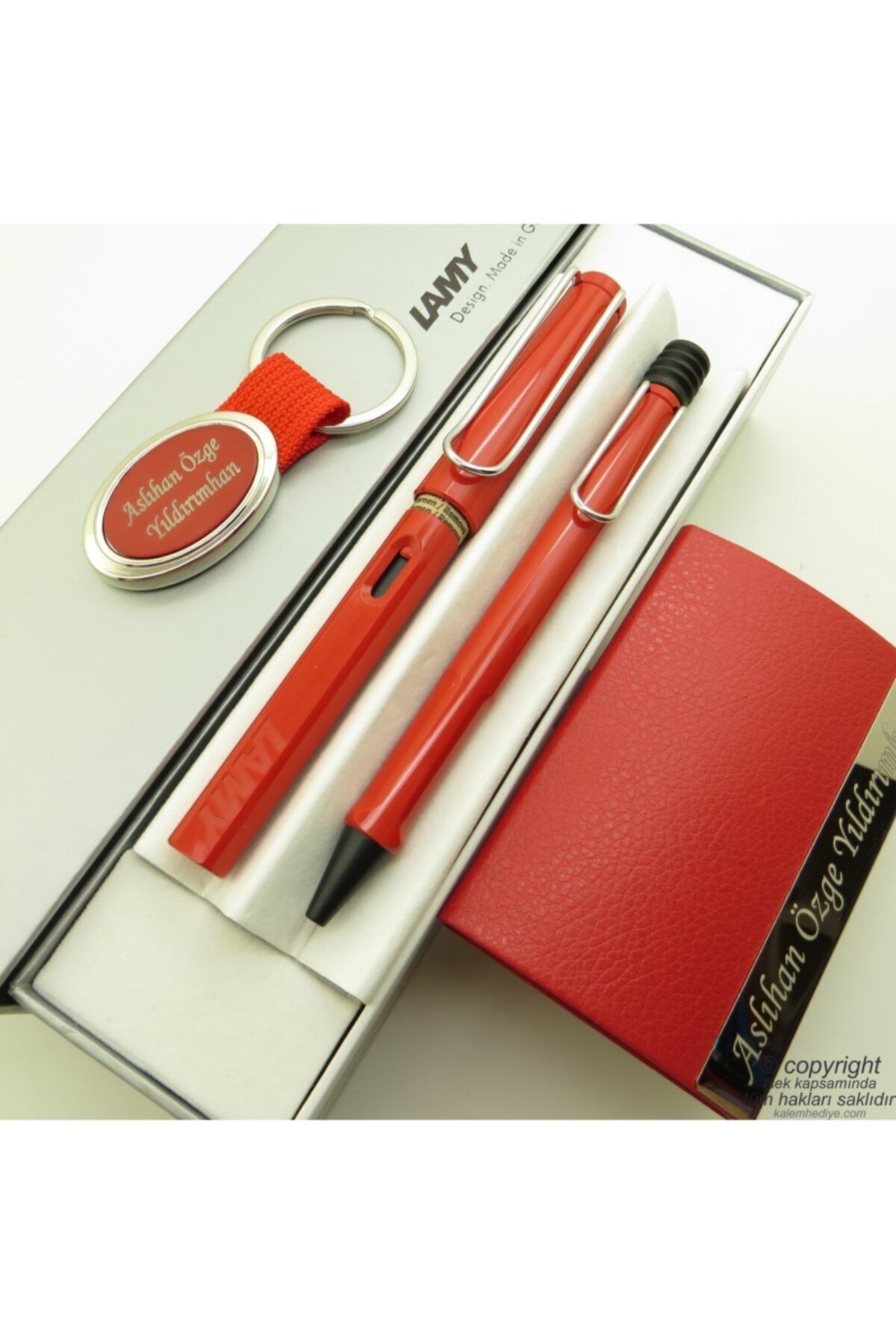 lamy safari kirmizi dolma kalem