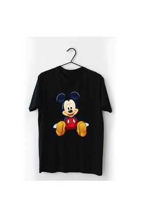 Mickey Mouse Siyah Tişört VECTORWEAR2206EB106