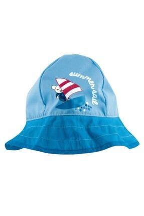 Erkek Çocuk Mavi Plaj Şapkası 89741
