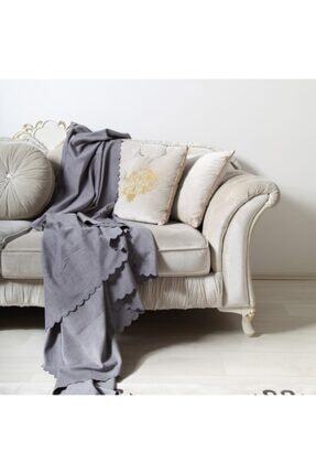 Ev Ev Home Linen Gri Keten Koltuk Ortusu 170x220 Cm Trendyol