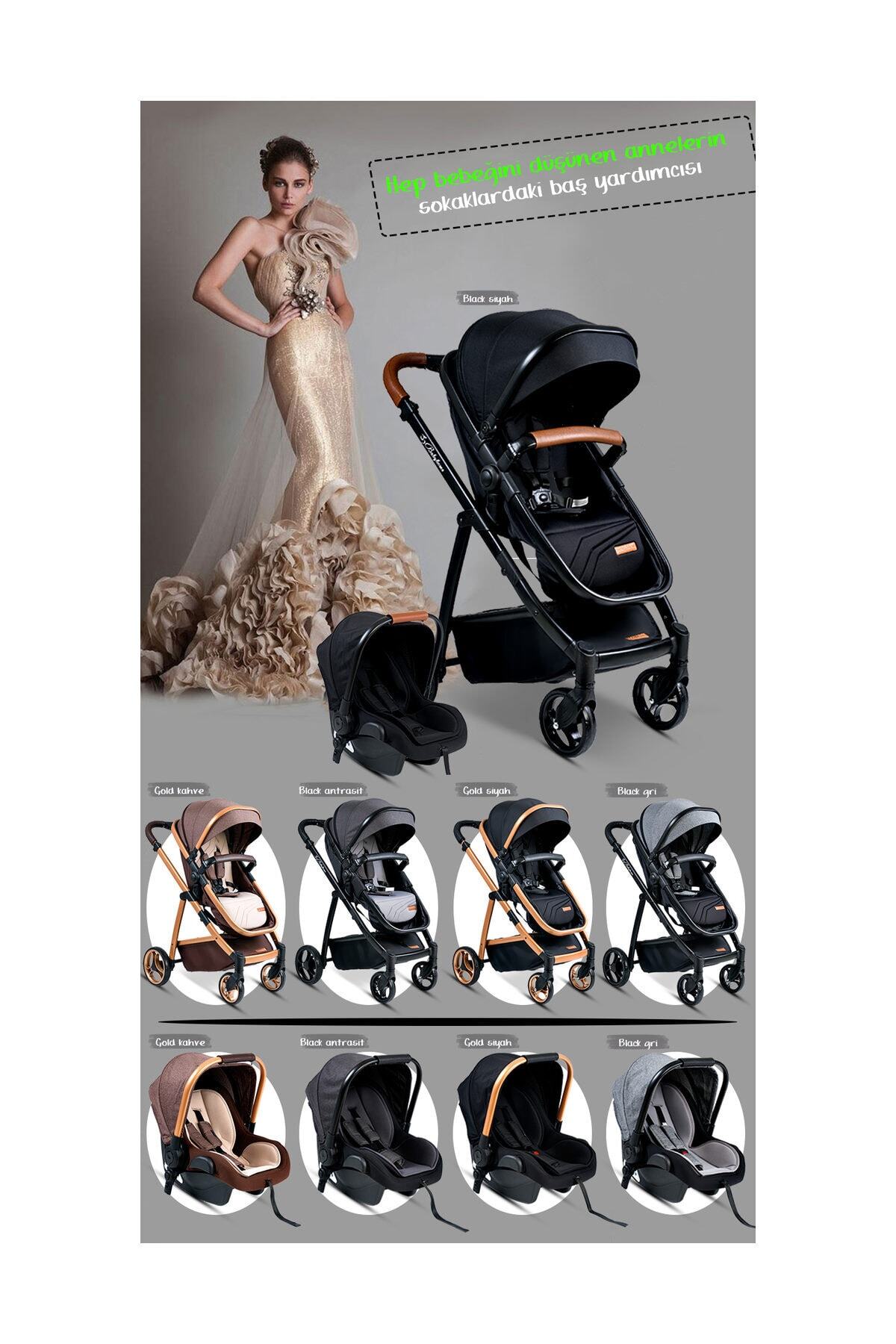 Baby Home Bh 955 Gold Vip Travel Sistem Bebek Arabası