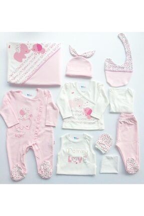 Tongs Kiz Cocugu Cicek Desen Bebek Hastane Cikis Seti Trendyol