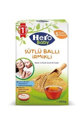 Hero Baby 200 Gr Gece Sutlu Elmali 8 Tahilli 4 Lu Set Kasik Mamasi Trendyol