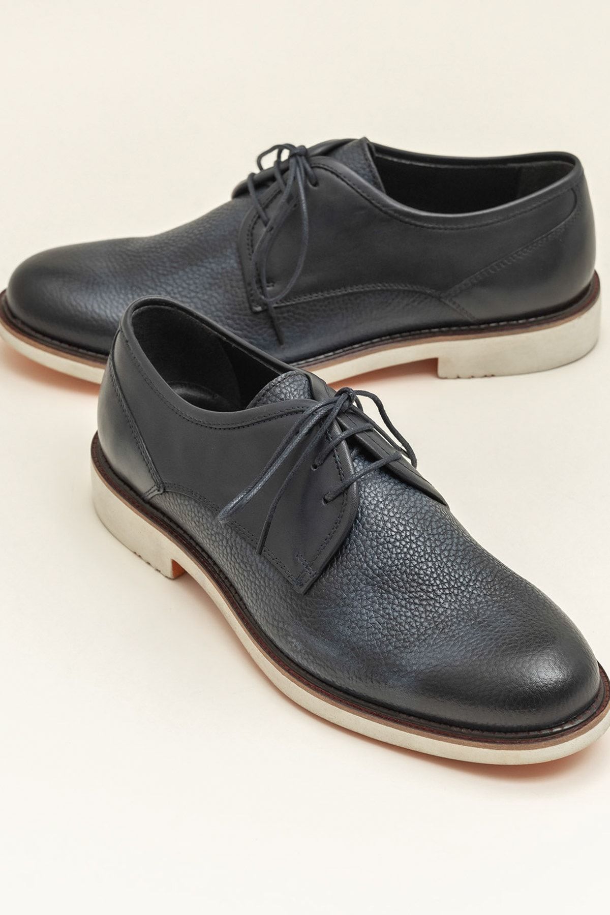 Elle Shoes Hakiki Deri Lacivert Erkek Ayakkabi Modelleri Ve Fiyatlari