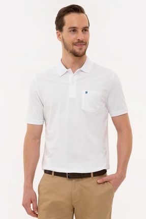 Erkek Beyaz Regular Fit Polo Yaka T-Shirt G021GL011.000.1086994