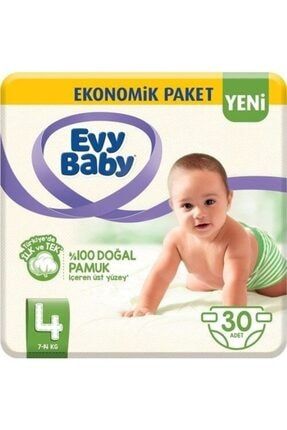 Evy Baby Bebek Bezi 4 Beden Maxi 7 14 Kg Dogal Pamuklu 360 Adet Trendyol
