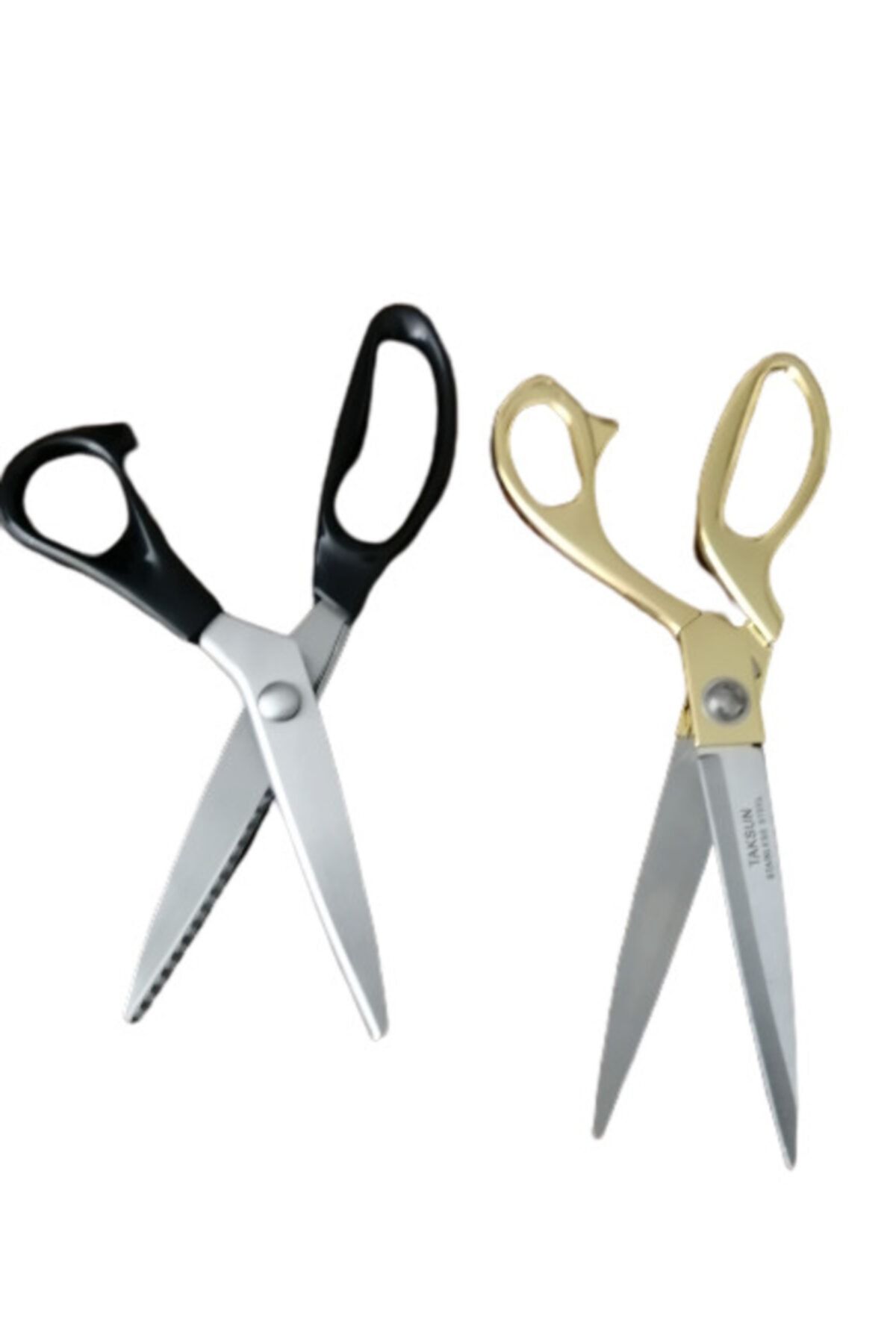 Taksun-Zigzag Overcasting Scissors And Leather Fabric Denim Cutting Tailor Scissors 1