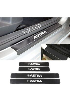 Opel Astra Karbon Kapı Eşiği Koruma Sticker (4lu Set) HIL11Aa76