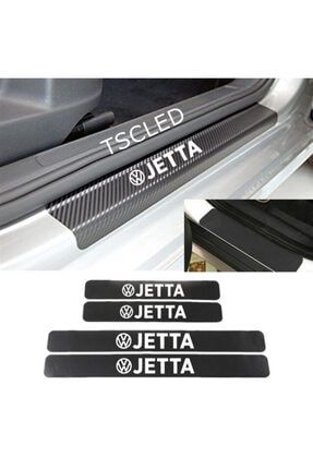 Volkswagen Jetta Karbon Kapı Eşiği Koruma Sticker (4lu Set) HIL11Aa225