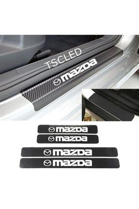 Mazda Karbon Kapı Eşiği Koruma Sticker Yapıştırma (4lu Set) HIL11Aa223