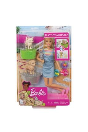 Barbie Ve Hayvanları Banyo Eğlencesinde Oyun Seti Fxh11 MATTEL.A2.FXH11