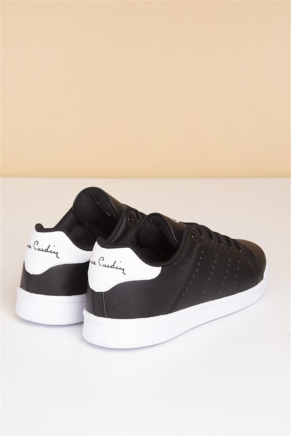 کفش اسنیکر پیر کاردین مردانه چرم مصنوعی مشکی  راسته      اسپرت | Pierre Cardin PCS-10152-3945267 TR - تصویر 4