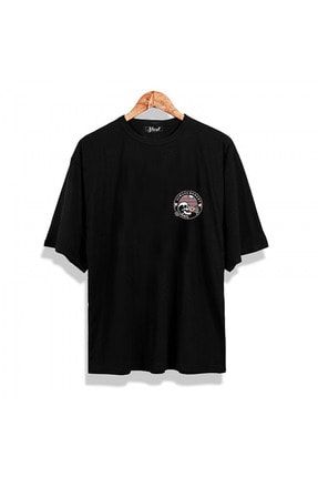Erkek Siyah Oversize T-shirt TW-3041