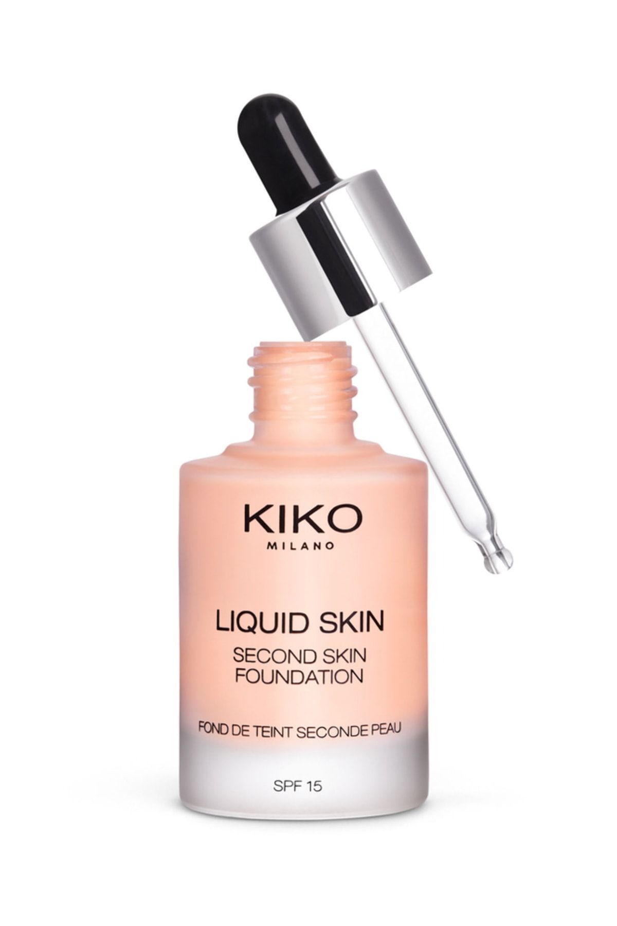 KIKO LIQUID FOUNDATION - LIQUID SKİN SECOND SKİN FOUNDATION 02 WARM ROSE 30 8025272629614