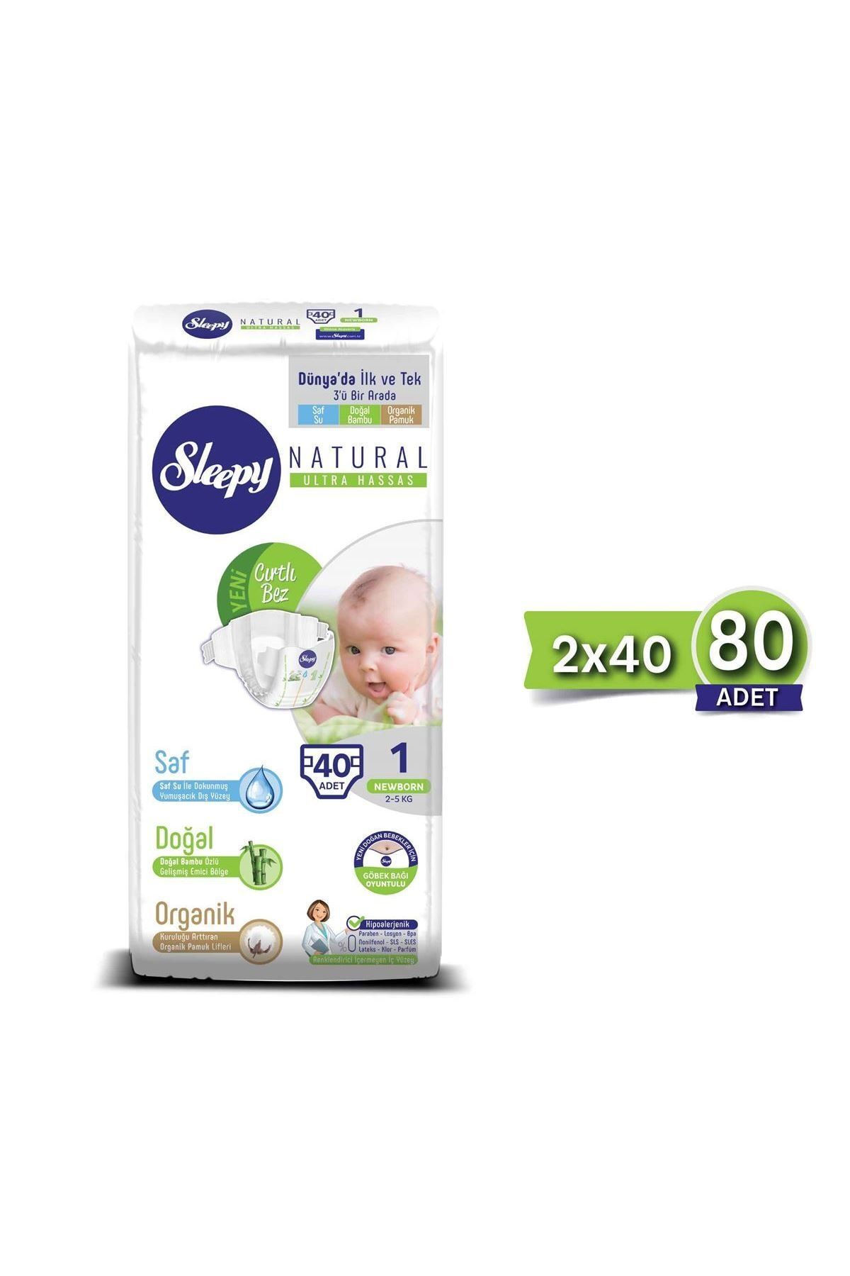 Sleepy Natural Bebek Bezi 1 Numara Yenidogan Ekonomi Paketi Trendyol