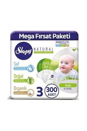 Sleepy Natural Bebek Bezi 3 Numara Midi Plus 320 Adet Trendyol