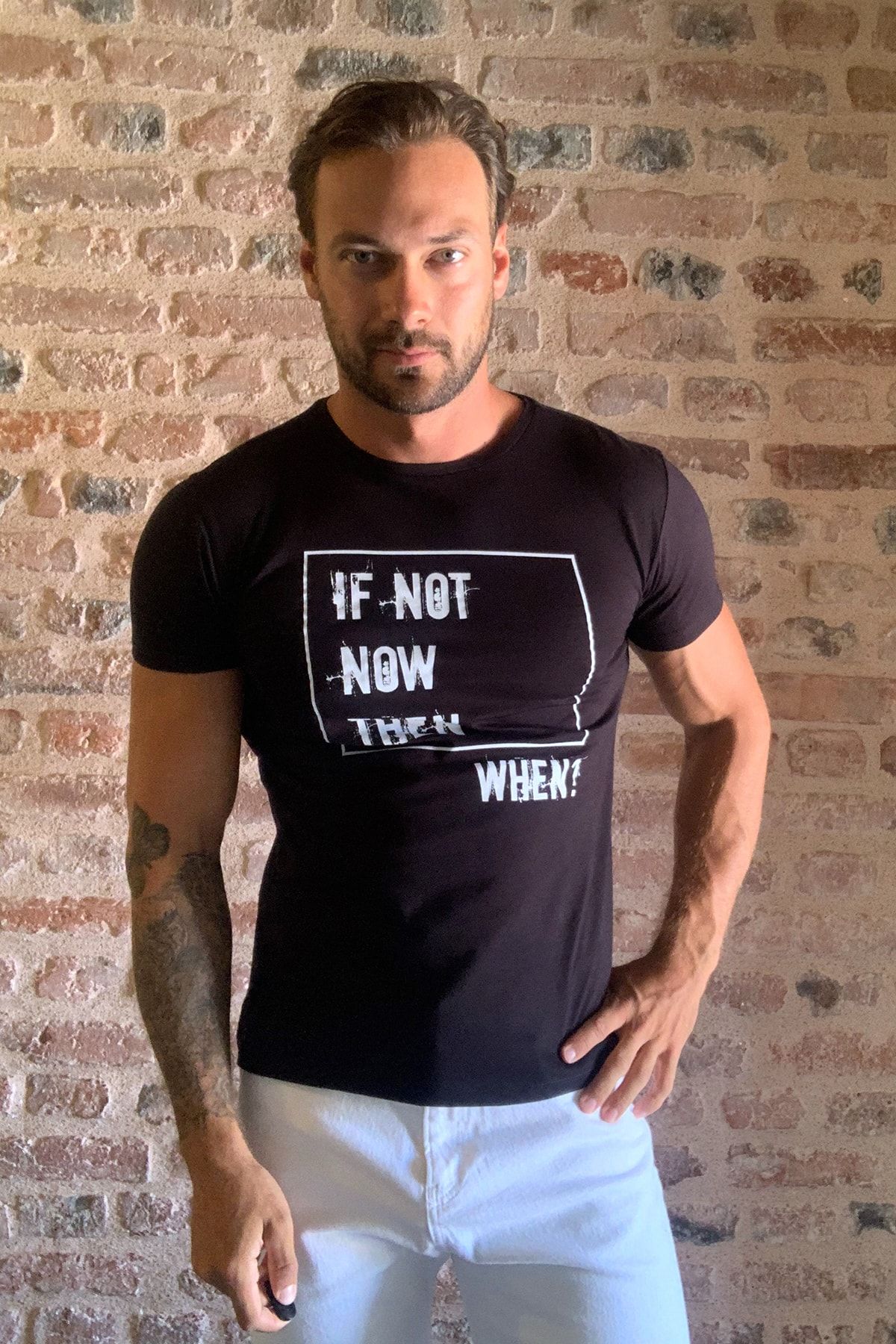 TRENDYOL MAN Siyah Erkek T-Shirt TMNSS20TS1935 Fiyatı, Yorumları ...
