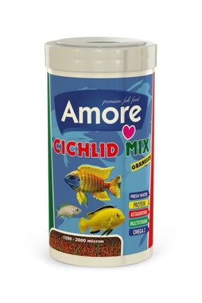 Cichlid Mix Granules 250 ml Malawi Akvaryum Balık Yemi YD-8103