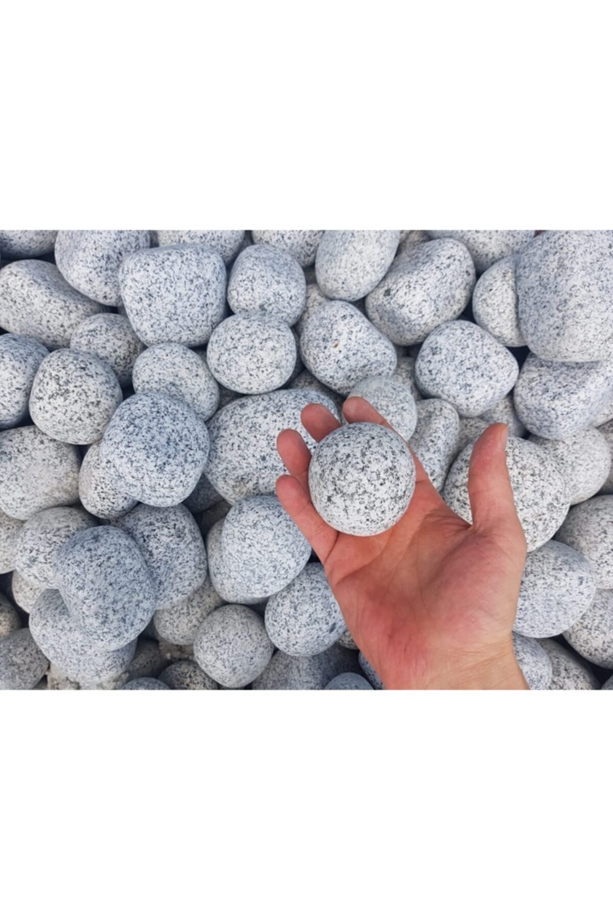 Benekli Dolomit Taş 15 kg 6-10 cm Granit Taş Dere Taşı Çakıl Taşı Bahçe Süs Taşı Dolamit Taş 2