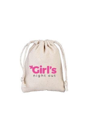 Girls Night Out - 5 Adet - Ufak Kese - 15,5x20cm - Düğün, Nişan, Bekarlığa Veda 00957-1
